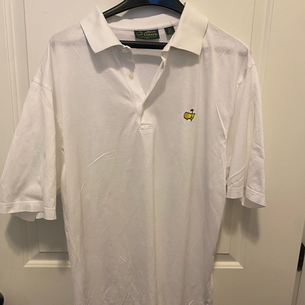 Amen Corner Masters White Polo